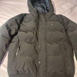 Tommy Hilfiger Men's Dark Gray Puffer Jacket